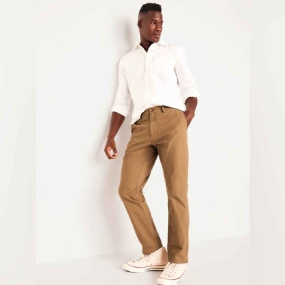 Old Navy Slim Straight Rotation Chino Pants with Built-in Flex